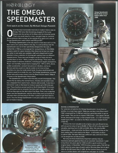 The Omega Speedmaster